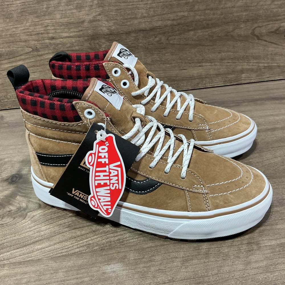 Vans All Weather 1 MTE 3M Scotchguard Brown Suede Sneakers Shoes Women's Size 8